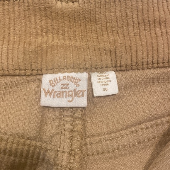 Billabong x Wrangler The Retro Corduroy Pants. Size 30 - Picture 5 of 11